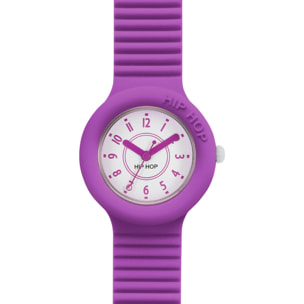 Orologio HIP HOP NUMBERS COLLECTION VIOLA-BIANCO