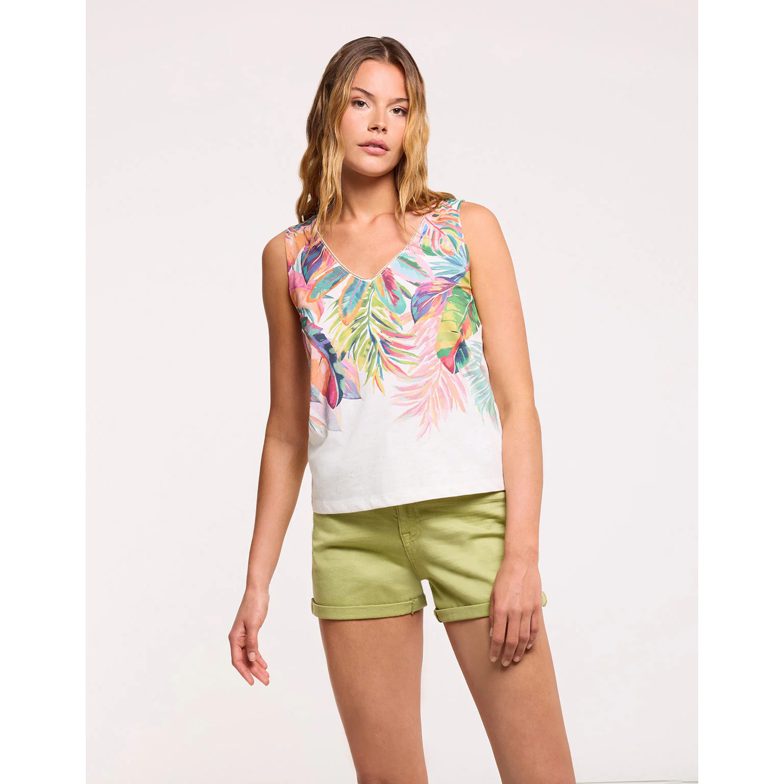 Camiseta Tirantes Blanco - Leajula