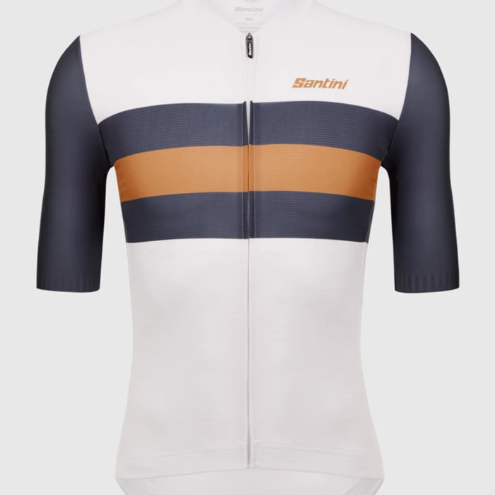 Sleek Bengal Men's Short Sleeve Jersey - Bianco
