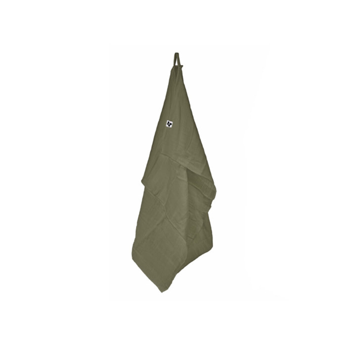 Lot de 2 essuie-mains 50x70 cm en gaze de coton - GAIA