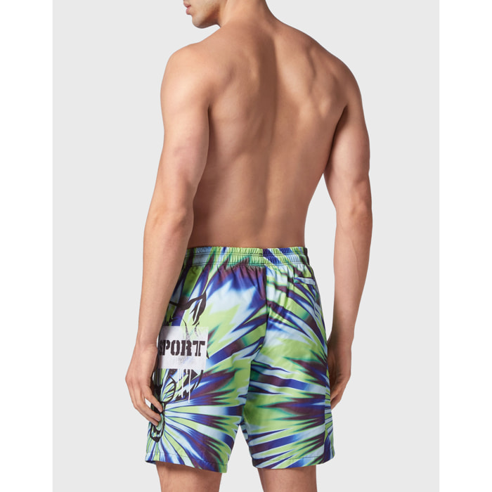 PLEIN SPORT Swim Trunks TIGER