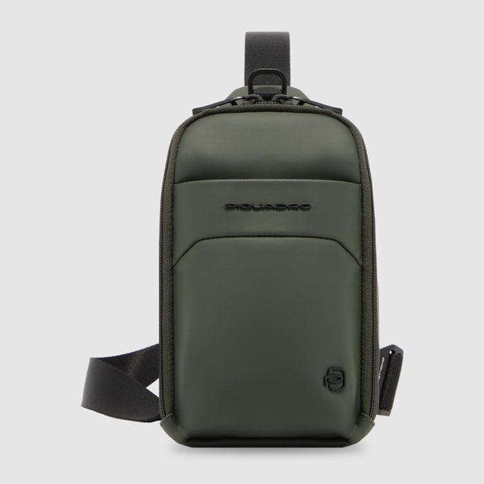 Piquadro Porta smartphone tessuto gommato