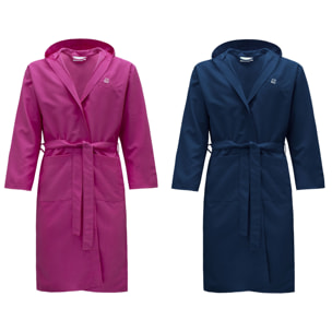 Accappatoio Microfibra Uomo Donna Renato Balestra, Ass (fucsia-navy)