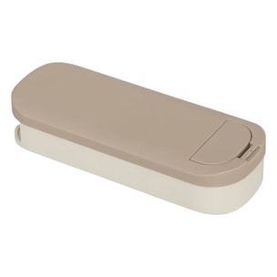 Brosse à textile avec manche en bambou gris 7,3x4cm