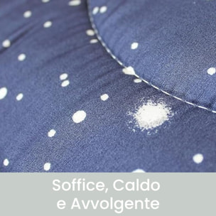 Intrecci - Piumino Invernale, 410 g/m², Anallergico e Antiacaro, Made in Italy, Lavabile in Lavatrice, Ecologico, Matrimoniale