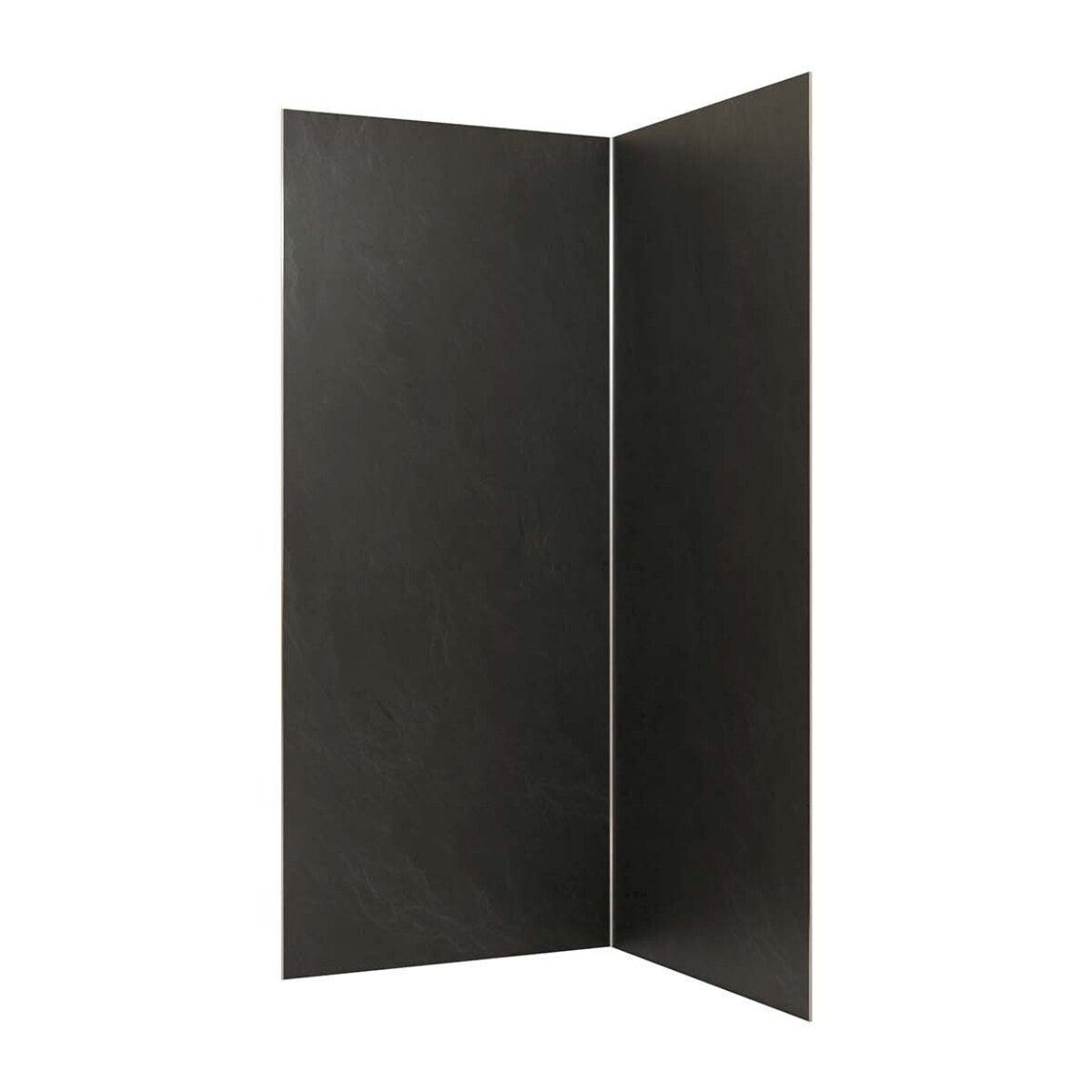 Pack 2 Panneaux Muraux Pierre Adoise 90x210 cm + Profilés Chrome