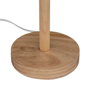 Lampe droit "Della" - pin - H42 cm