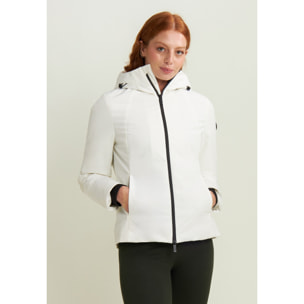 Giacca a vento invernale con cappuccio regolabile