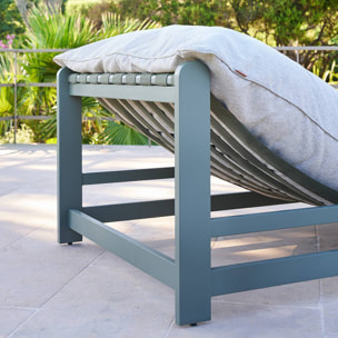 Lit de piscine Moreal vert laurier