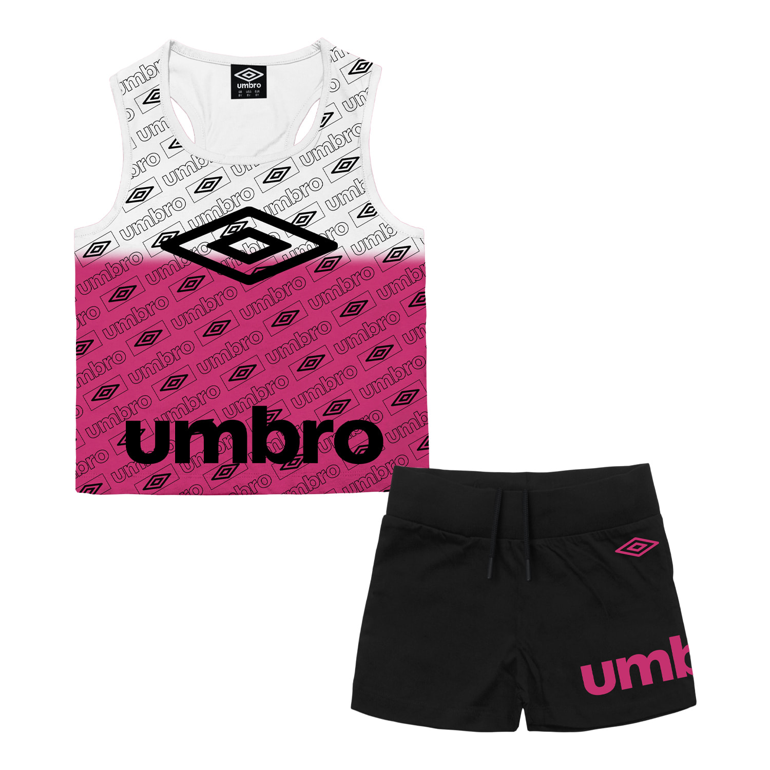 Completo Corto Ragazza UMBRO Cotone 8 / 16 Anni