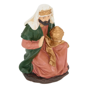 Lot de 3 santons Maagi en résine H. 20 cm