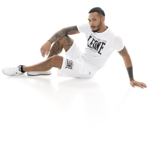 Pantalón corto de hombre Leone Boxing Legend de algodón sin cepillar
