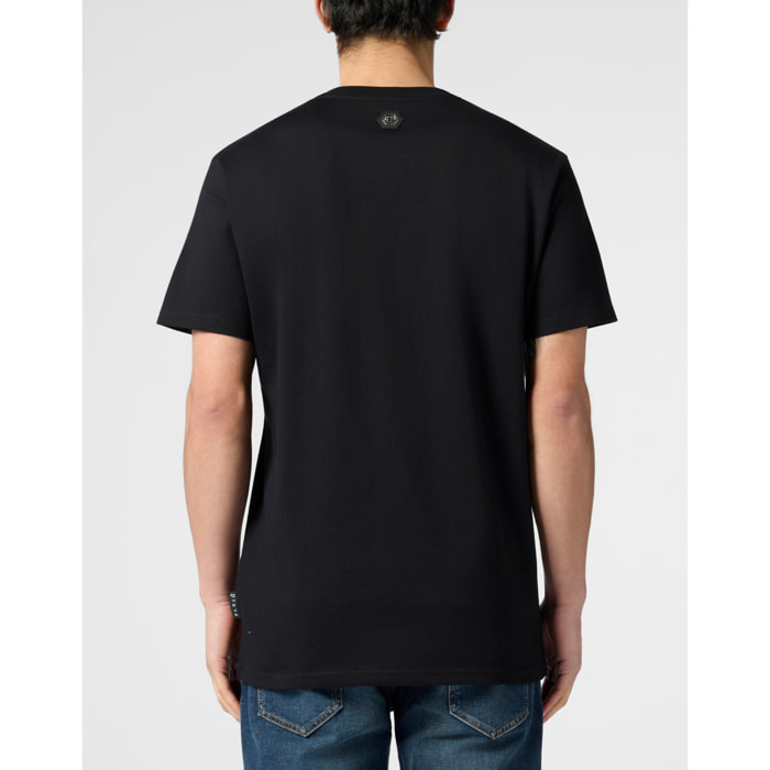 PHILIPP PLEIN Printed Round Neck T-Shirt Dragon