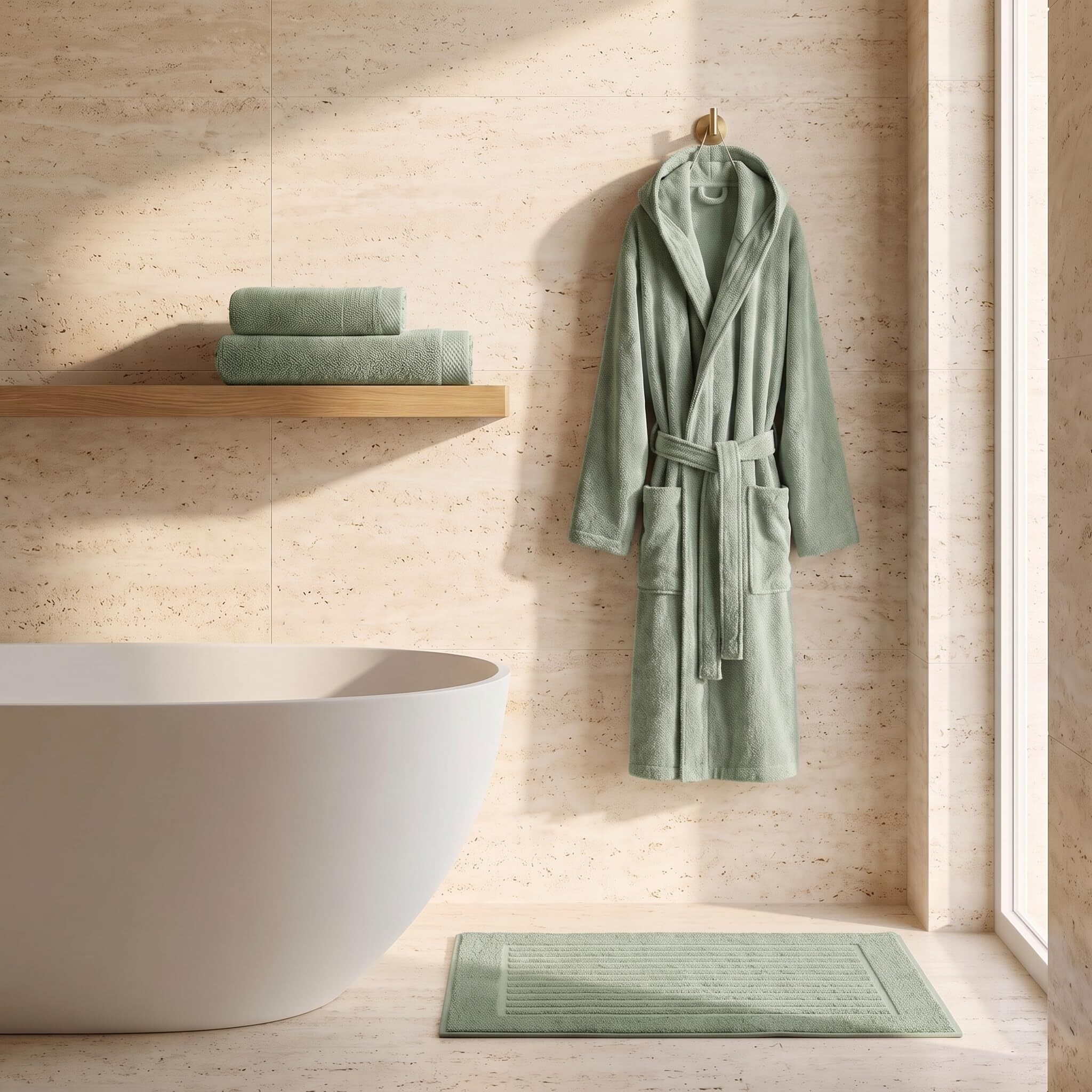 INTRECCI HOME Tappeto Bagno, in Puro Cotone 700 g, , Morbidezza Extra, Assorbenza Superiore, Elegante e Durevole