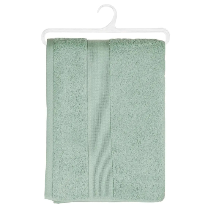 Drap de douche "Essentiel" coton vert 70x130cm