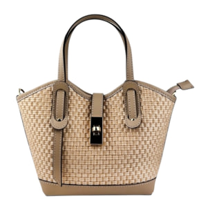 Bolso de Mano Cheval Firenze Gallipoli Mini Gris Pardo