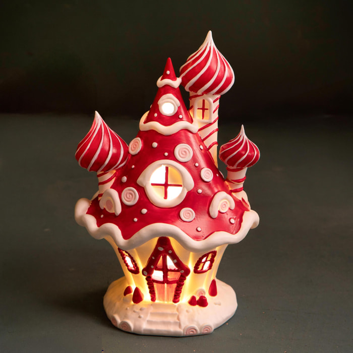 Casa fungo e caramelle - Pezzi 1 - 16,7xH26,2x15,4cm - Bianchi Dino SpA