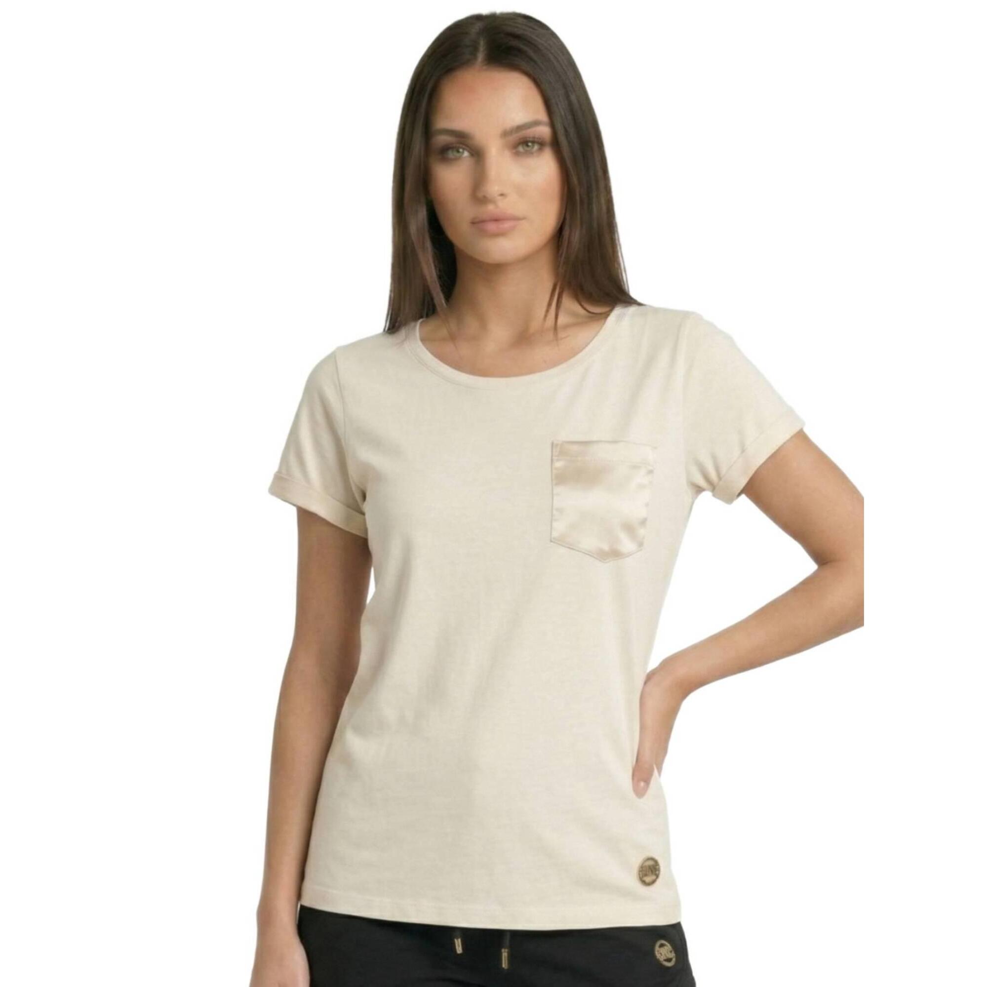 Camiseta elegante de manga corta para mujer