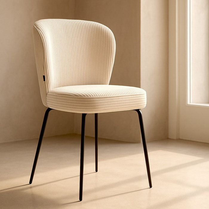 Lot de 2 chaises - TARA