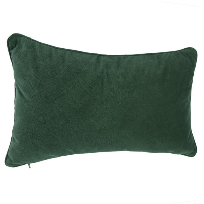 Coussin "Lilou" Effet velours 30 x 50 cm Atmosphera - Couleur: Vert