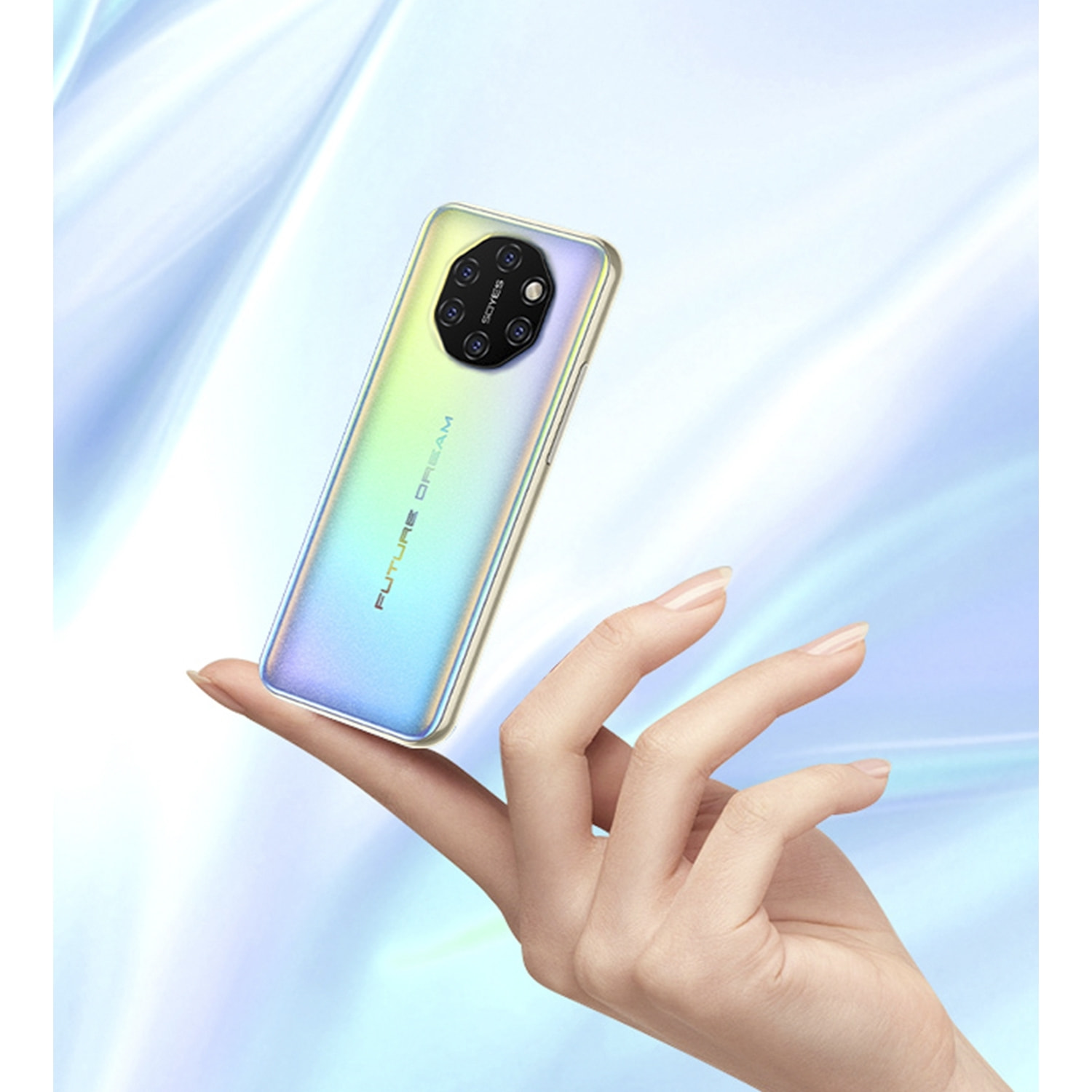 DAM Smartphone  Mini S10i 4G, Android, 3GB RAM + 64GB. Schermo da 3,46''. Doppia scheda SIM. 4,5x1,2x10,2 centimetri. Colore: oro