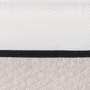Matelas Hybride à ressorts ensachés et mémoire de forme, 25cm - SPRING ELITE