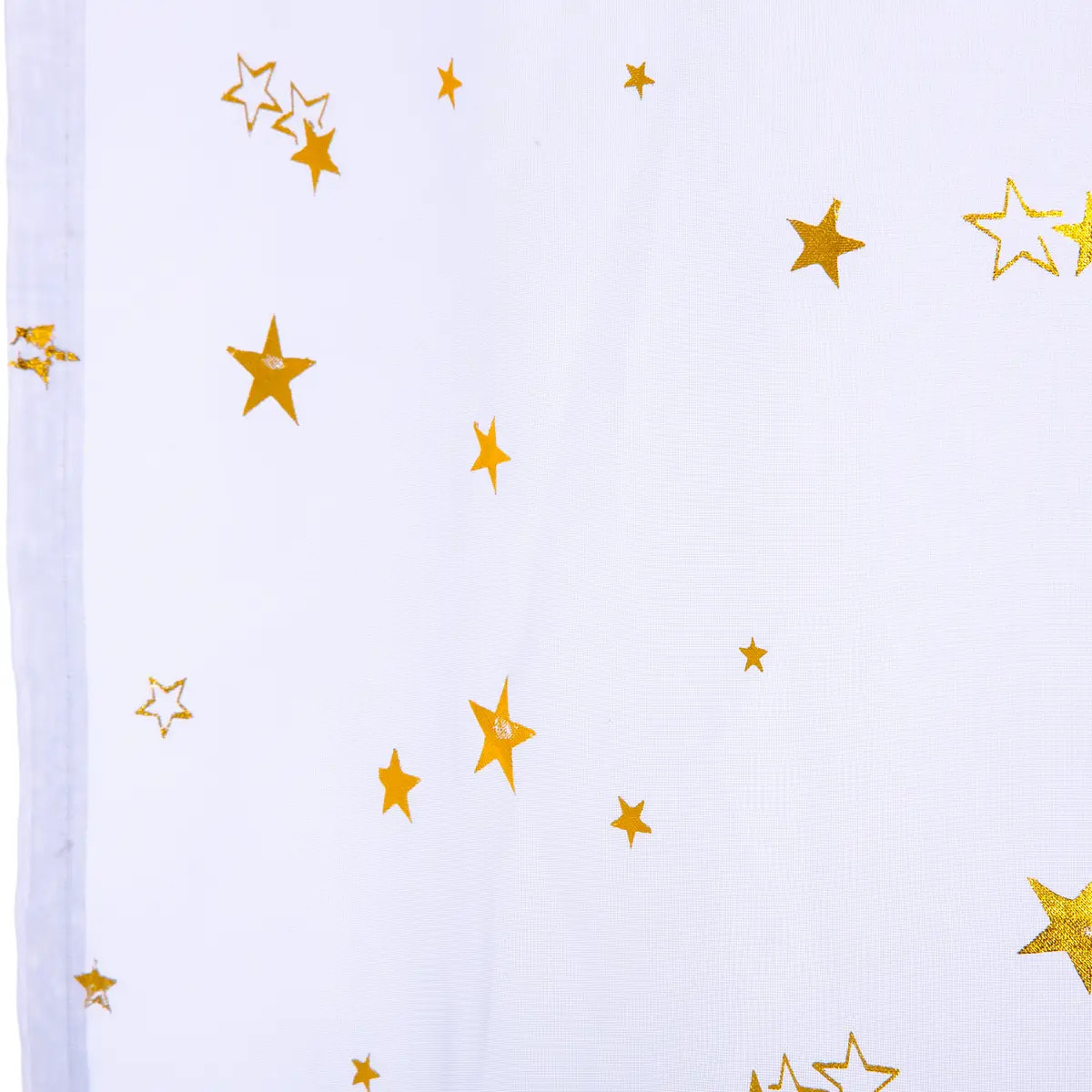Voilage enfant "Demoiselle" étoile d'or 140x250cm