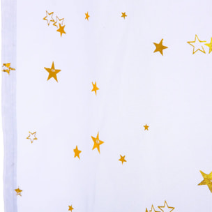 Voilage enfant "Demoiselle" étoile d'or 140x250cm