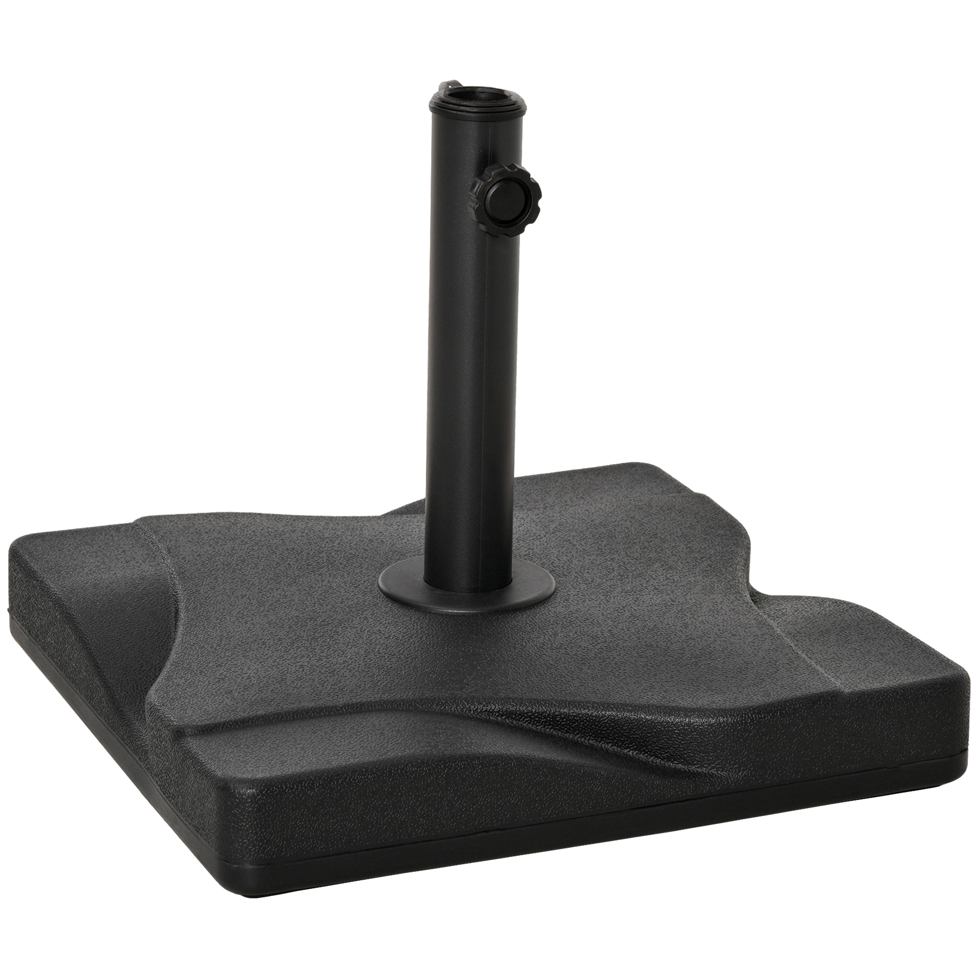 Base Para Parasol Poste Para 30mm 35mm 38mm Negro