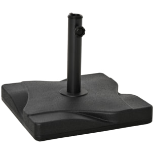Base Para Parasol Poste Para 30mm 35mm 38mm Negro
