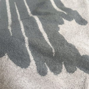 Toalla de playa 90x180cm 100% algodón 420gsm en beige con logo scalpers home