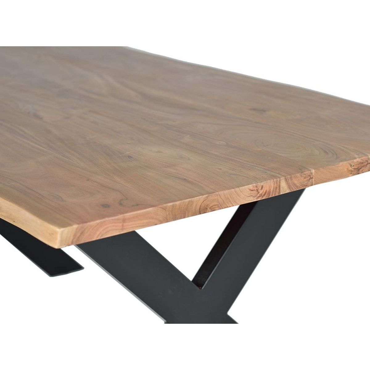 Mesa de comedor - Madera de Acacia y Metal