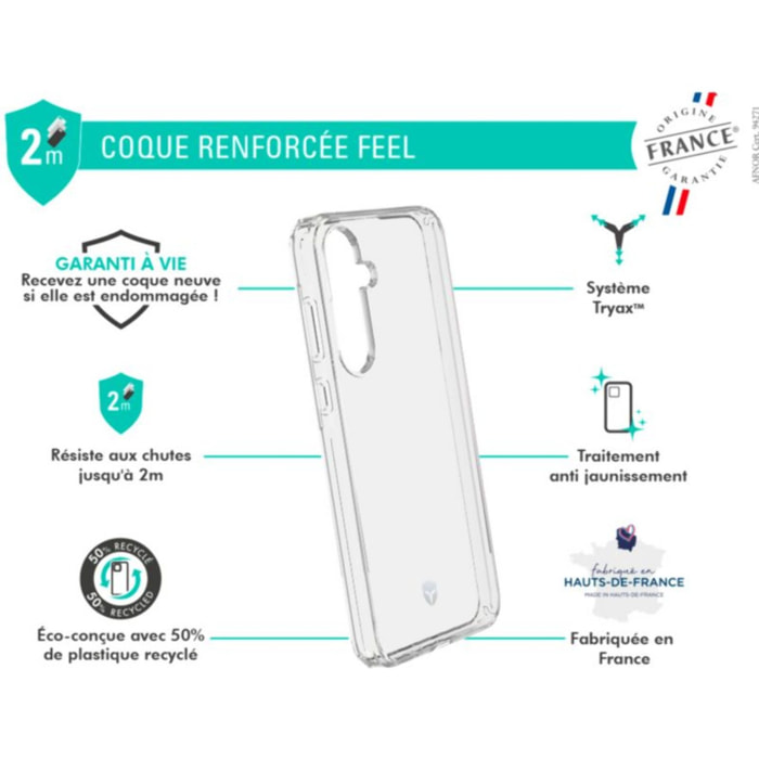 Coque FORCE CASE Samsung A35 Transparente OFG