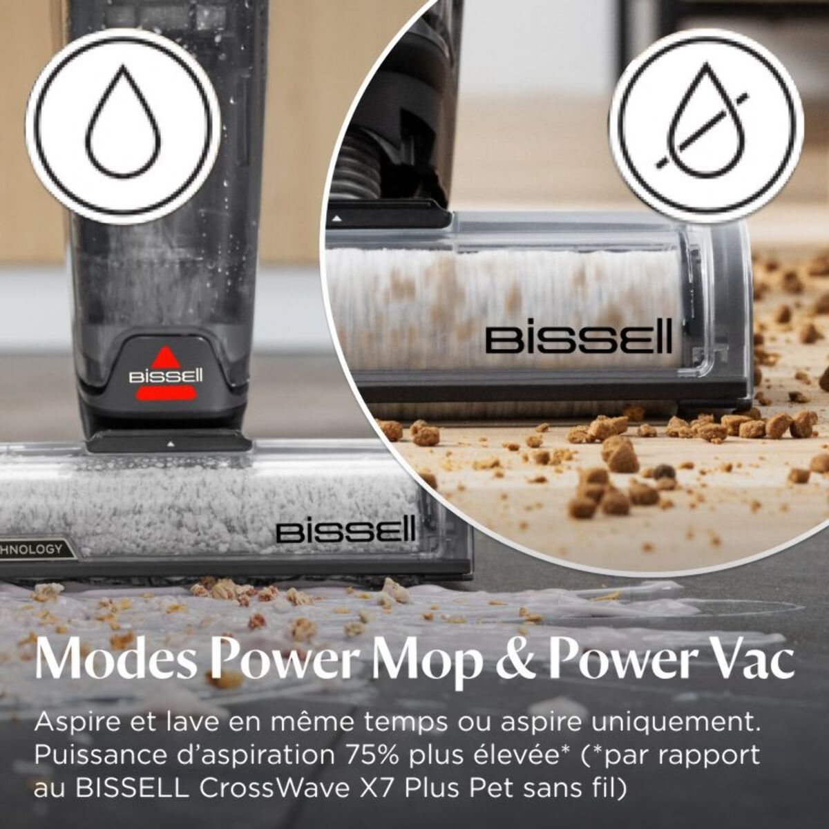 Aspirateur laveur BISSELL Crosswave OmniForce Edge Pro 4000N