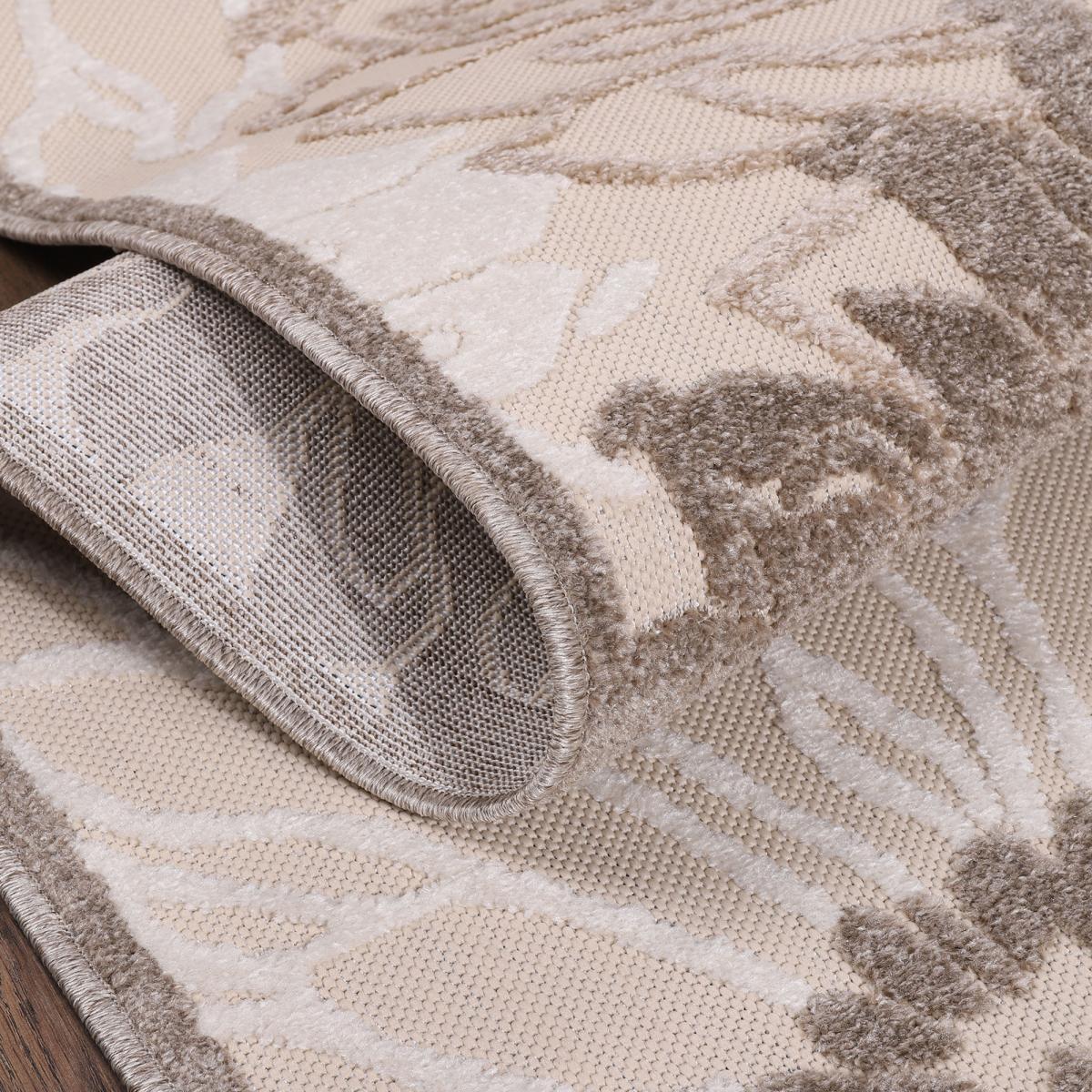 Tapis extérieur tissé kilim rond MEKO