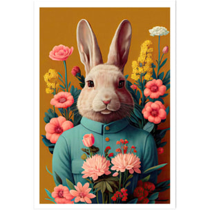 Affiche enfant m. lapin de pâques  Affiche seule