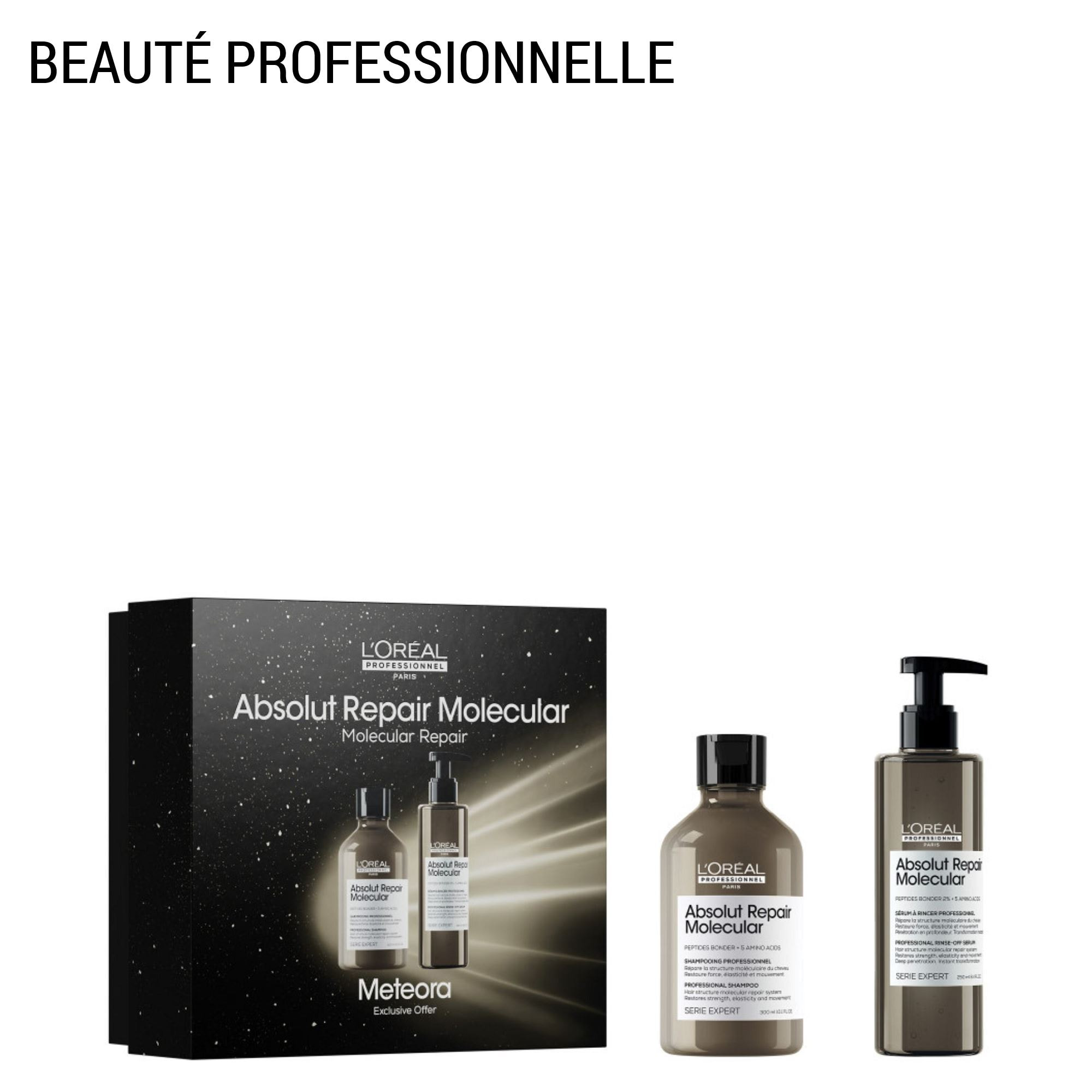 Absolut Repair Molecular - Coffret Shampooing 300 ml + Sérum à Rincer 250 ml