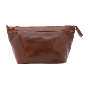 Pochette  unisex In Vera pelle Made in Italy 18x23x12 cm