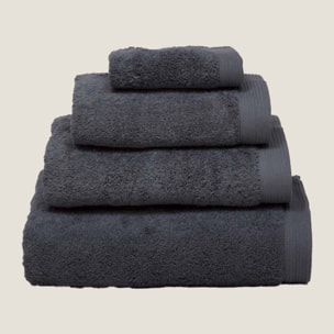 Toalla baño algodón Maxim color gris oscuro 100% Algodón