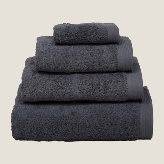 Toalla baño algodón Maxim color gris oscuro 100% Algodón