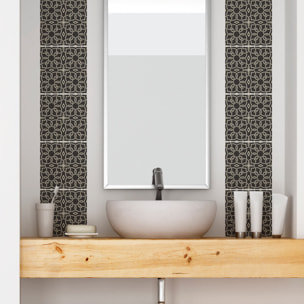 Stickers muraux - Sticker Mural Carrelage adhésif Cuisine Salle de Bain - 9 STICKERS CARRELAGES ORIENTAL HADERA