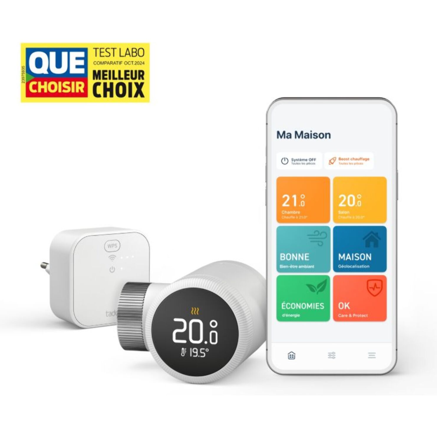 Tête thermostatique connectée TADO Intelligente X kit de démarrage