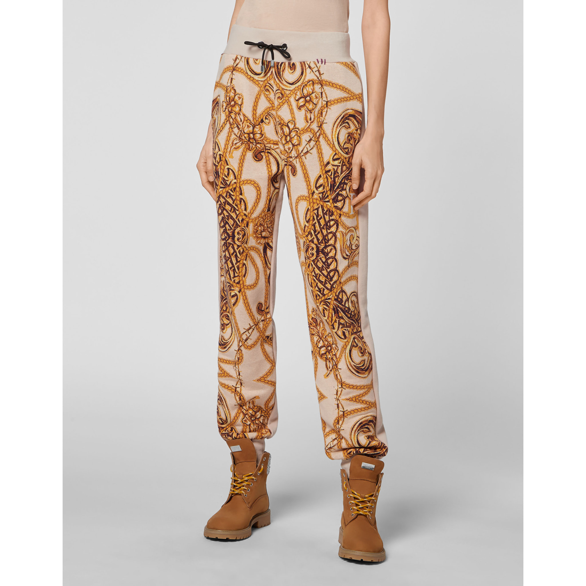 PHILIPP PLEIN Jogging Trousers knit & fleece Jacquard New Baroque