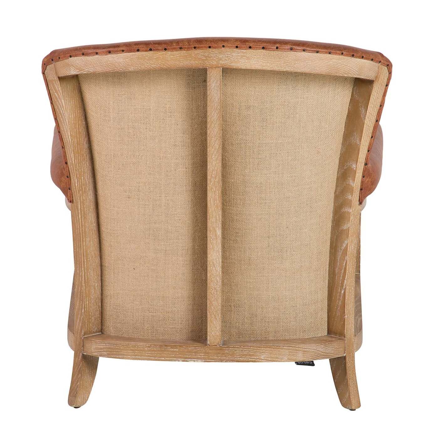Butaca Madera Fresno Marron 76x81x78 Cm