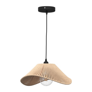 Lámpara colgante myha cuerda natural