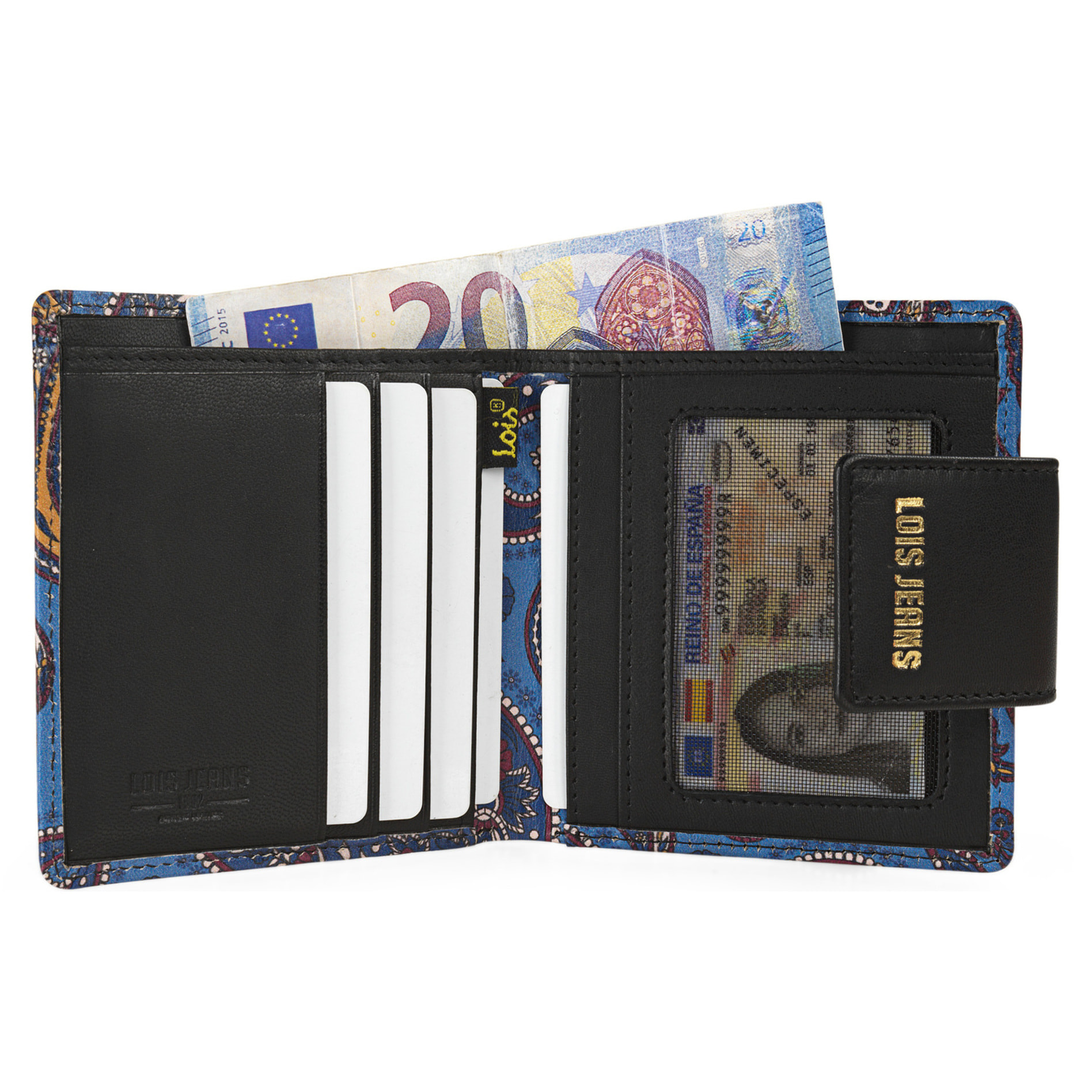 Cartera Mujer Piel Lois Mirage Azul