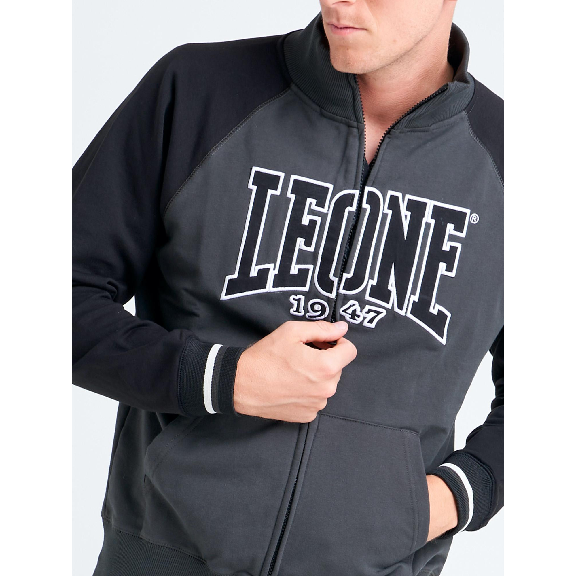 Chándal de hombre con cuello alzado y cremallera maxi con logo Athletic Stuff