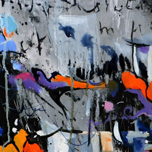 Tableau abstraite city Tableau alu Dibond