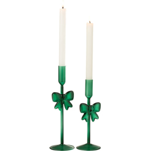 J-Line chandelier Vetro - verre - vert - set de 2