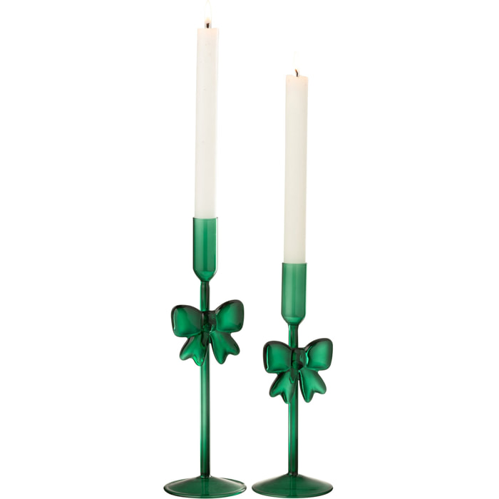 J-Line chandelier Vetro - verre - vert - set de 2